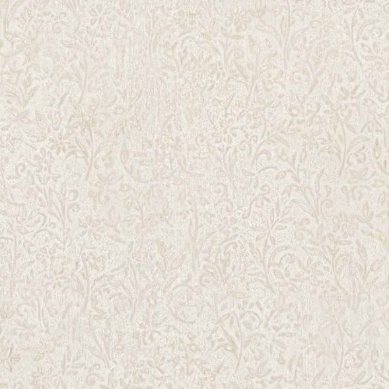 Vliestapete in Beige Blattmotiv Floral Natur für Wohnzimmer Schlafzimmer Küche (KG-171462)