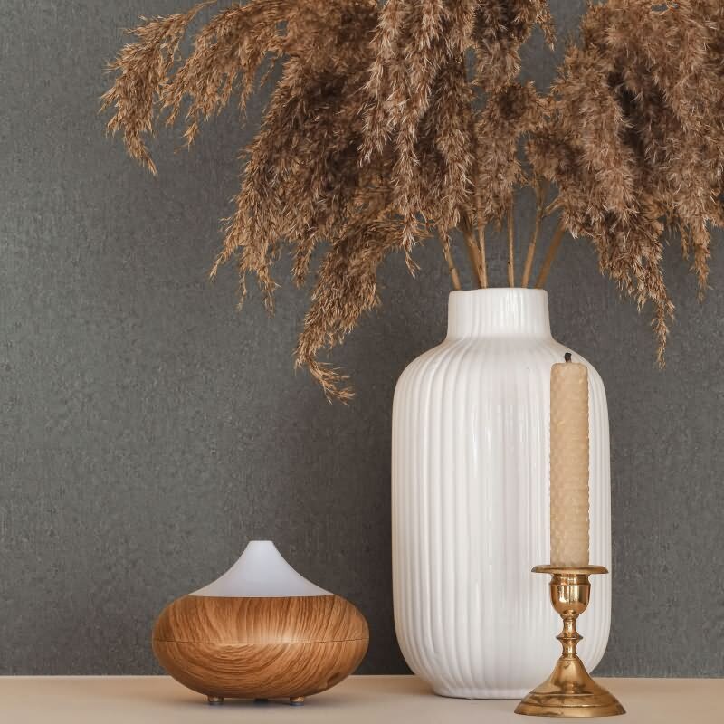 Vliestapete in Grau Strukturierte Putzoptik Uni für Wohnzimmer Schlafzimmer Küche (KG-171472)