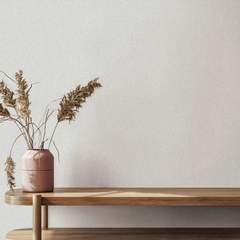 Vliestapete in Grau, Weiß Strukturierte Putzoptik Uni für Wohnzimmer Schlafzimmer Küche (KG-171479)