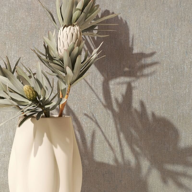 Vliestapete in Beige Betonoptik Uni Modern für Wohnzimmer Schlafzimmer Küche (KG-171481)