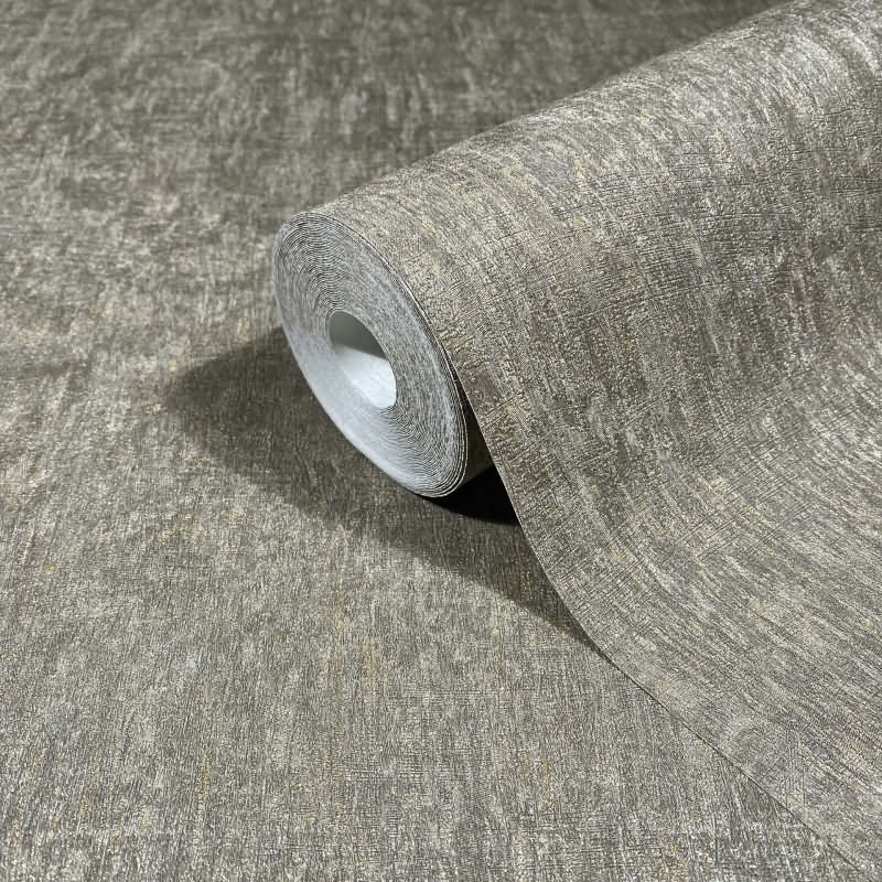 Vliestapete in Grau, Braun Betonoptik Uni Modern für Wohnzimmer Schlafzimmer Küche (KG-171483)