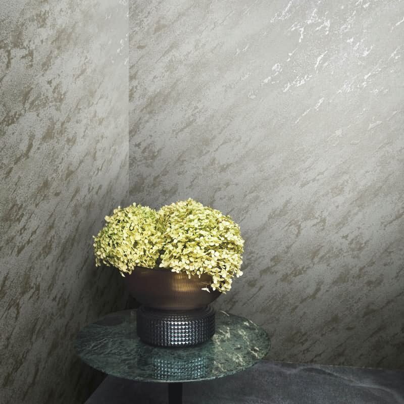 Vliestapete in Marmoroptik mit leichter Struktur weiß, beige Putzoptik (KG-171488)