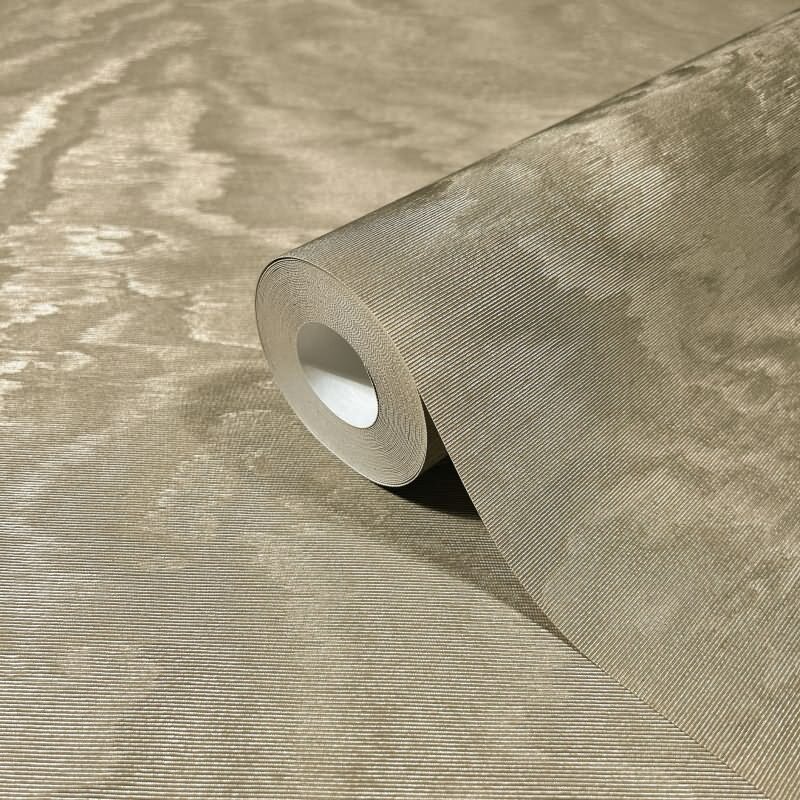 Vliestapete in schimmernder Marmoroptik gold Metalloptik (KG-171506)