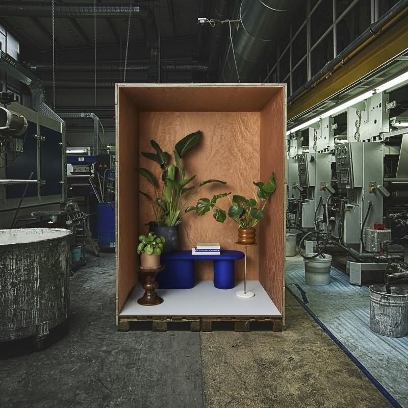 Vliestapete in schimmernder Marmoroptik kupfer Metalloptik (KG-171510)