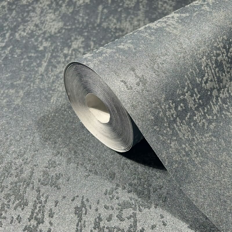 Vliestapete mit strukturiertem Glasperlen Motiv in blau Metalloptik (KG-171516)