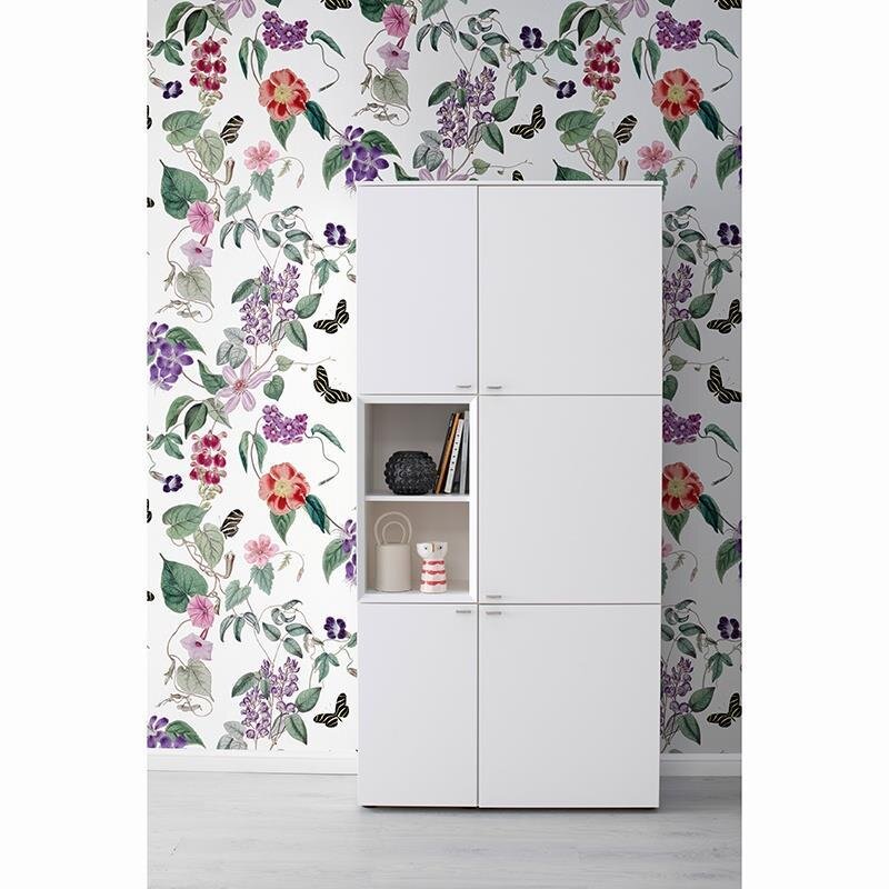 Digitaldruck-Tapete Grün, Lila, Flieder, Pink SCHÖNER WOHNEN  (1040487)