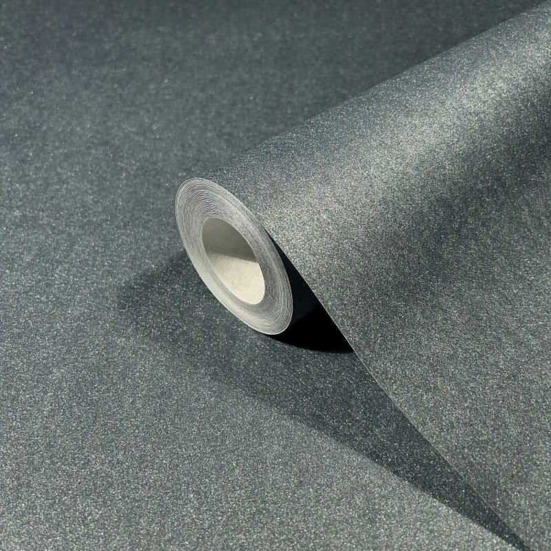 Vliestapete mit glänzendem Uni-Look blau, grün Metalloptik (KG-171529)