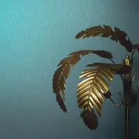 Vliestapete mit gl&auml;nzendem Uni-Look blau, grau...