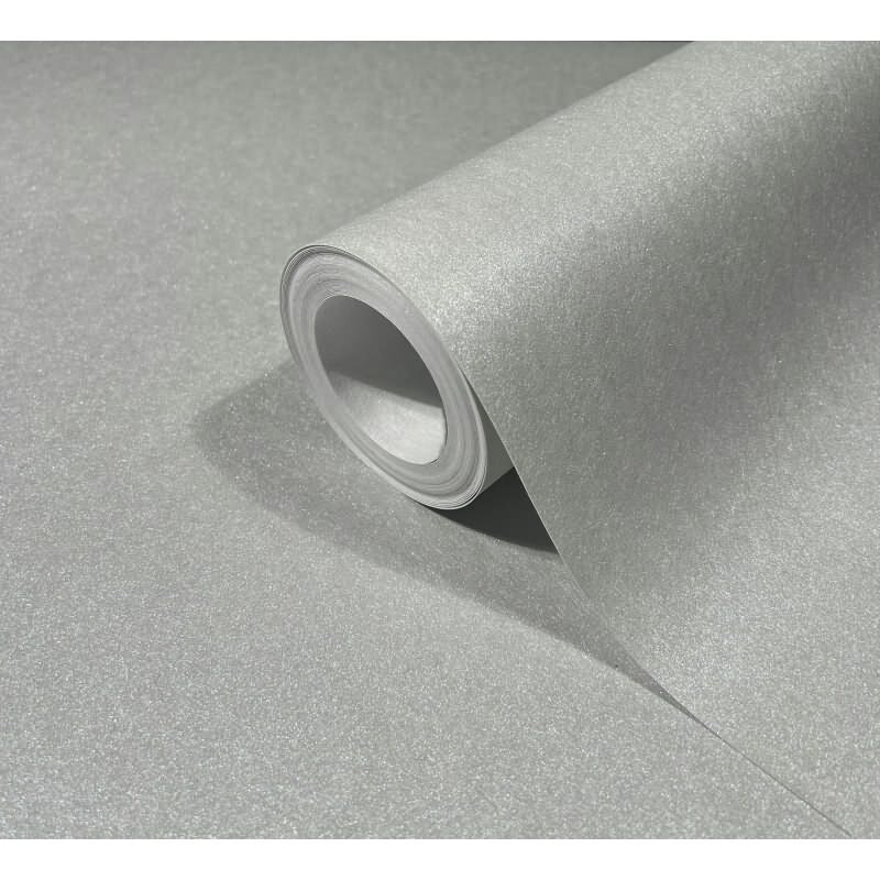 Vliestapete mit glänzendem Hammerschlag Motiv grau, beige Metalloptik (KG-171535)