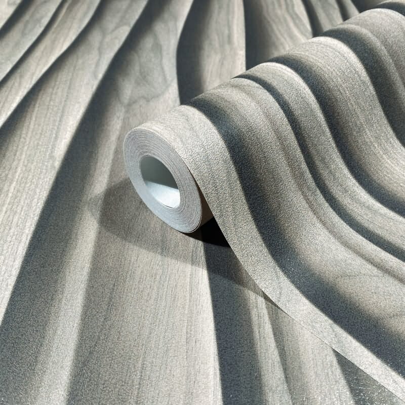 Vliestapete in beige, braun Putzoptik Illusion 3D-Optik Modern (KG-171540)