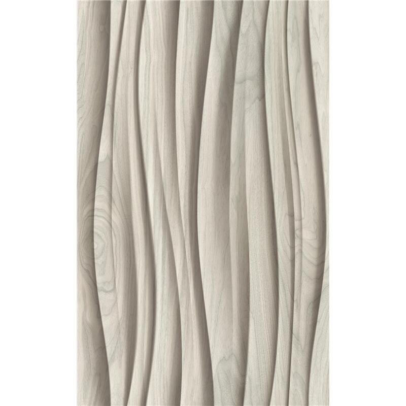 Vliestapete in beige 3D-Effekt Holzoptik Paneel Gewebestruktur Holz Modern (KG-171541)