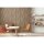 Vliestapete in braun 3D-Effekt Holzoptik Paneel Gewebestruktur Holz Modern (KG-171542)