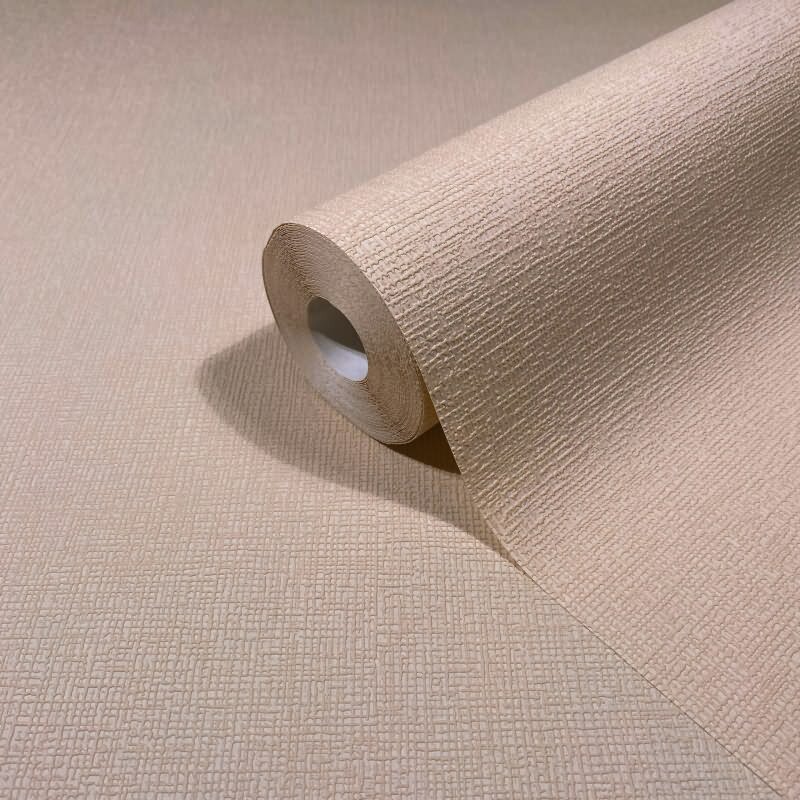 Vliestapete in beige leichte Struktur Uni Modern (KG-171573)