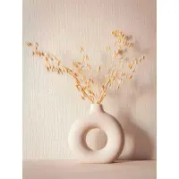 Vliestapete in beige leichte Struktur Uni Modern (KG-171573)