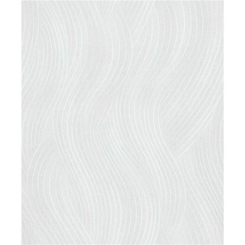 Vliestapete in weiß Wellenoptik Struktur Grafisch Modern (KG-171578)