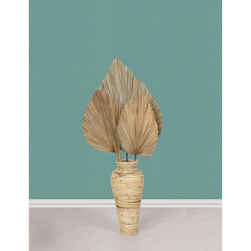 Vliestapete in grün Struktur Uni Modern (KG-171586)