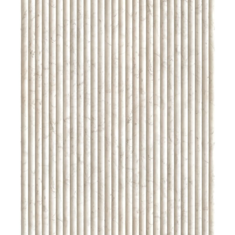 Vliestapete in beige Marmoroptik Stein Paneel Streifen Klassisch (KG-171589)
