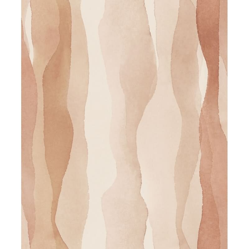 Vliestapete in Beige Abstrakte Streifenoptik Grafisch Modern für Wohnzimmer Schlafzimmer Küche (KG-171590)