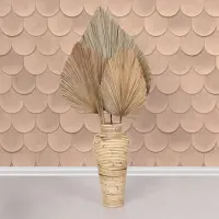 Vliestapete in Orange 3D-Optik Schuppenoptik vintage used...