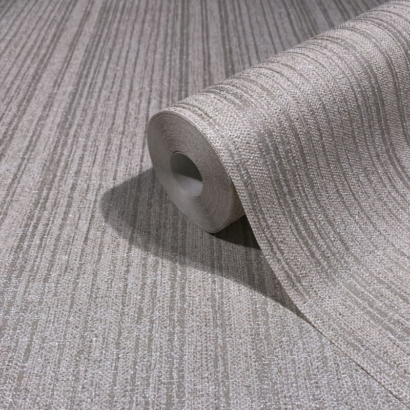 Vliestapete in Grau Streifen und Linien Tapete Streifen Klassisch für Wohnzimmer Schlafzimmer Küche (KG-171628)