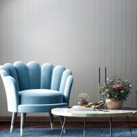 Vliestapete in Weiß Streifen und Linien Tapete...