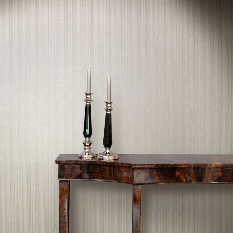 Vliestapete in Beige Streifen und Linien Tapete Streifen Klassisch für Wohnzimmer Schlafzimmer Küche (KG-171630)