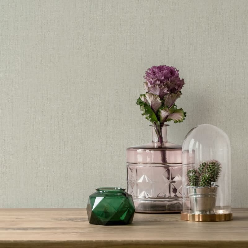 Vliestapete in Grün Leicht Strukturiert Uni Modern für Wohnzimmer Schlafzimmer Küche (KG-171632)