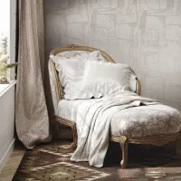 Vliestapete in Beige Glänzend Geometrische Formen...