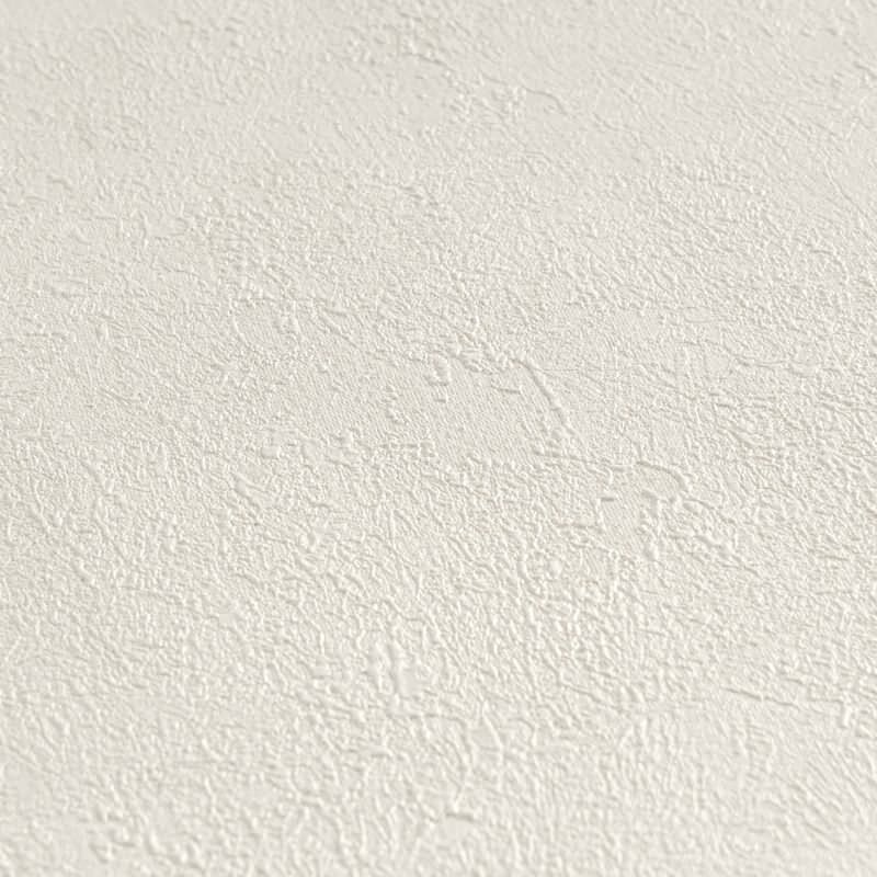 Tapete Betonoptik Weiß moderne Putzoptik Vliestapete (KG-171746)