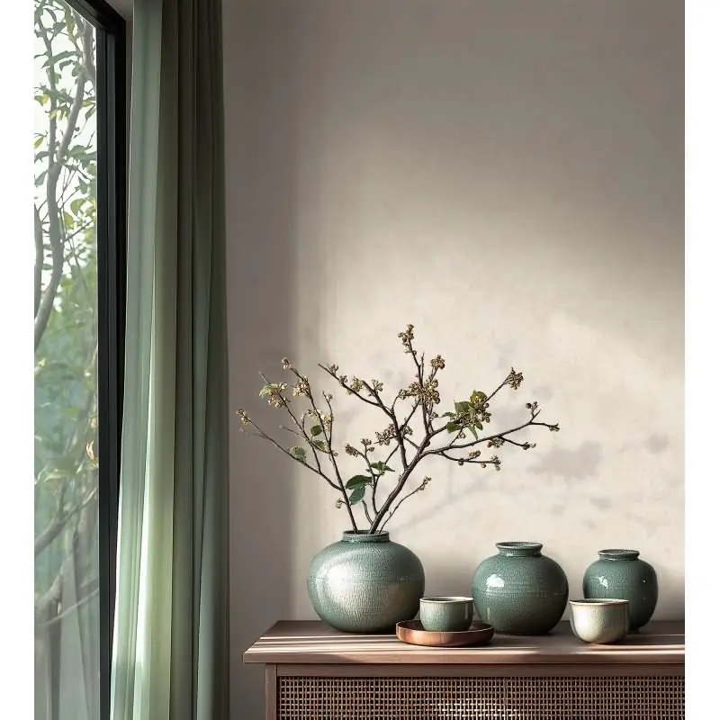 Vliestapete Putzoptik Creme moderne Struktur-Tapete Betonoptik (KG-171747)