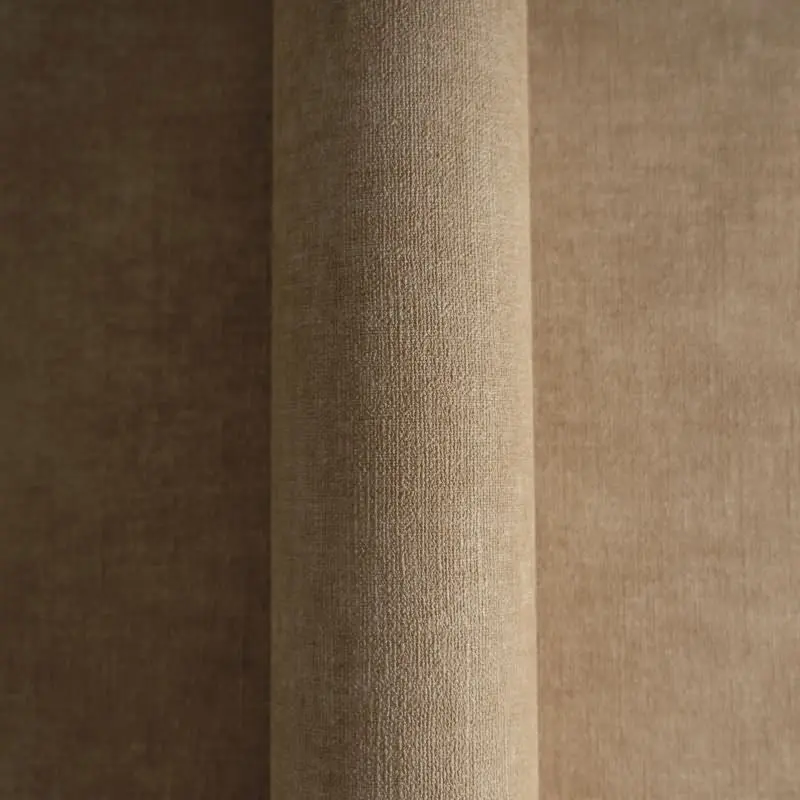 Unitapete Leinenoptik Hellbraun Einfarbige moderne Vliestapete (KG-171755)