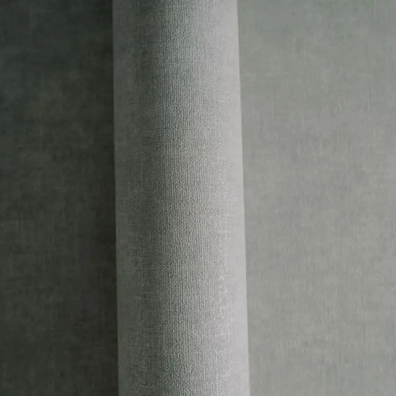 Unitapete Stoffoptik Salbeigrün Einfarbige Vliestapete mdoern (KG-171756)