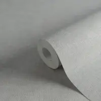 Unitapete Stoffoptik Salbeigr&uuml;n Einfarbige...