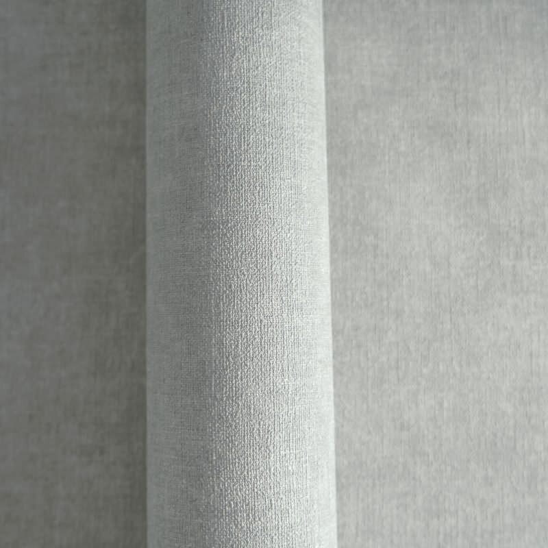 Uni-Tapete Leinenoptik Grau Einfarbige skandinavische Vliestapete (KG-171757)