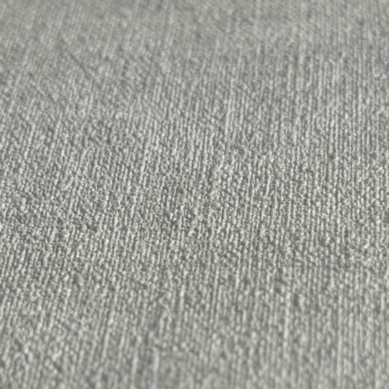 Uni-Tapete Leinenoptik Grau Einfarbige skandinavische Vliestapete (KG-171757)