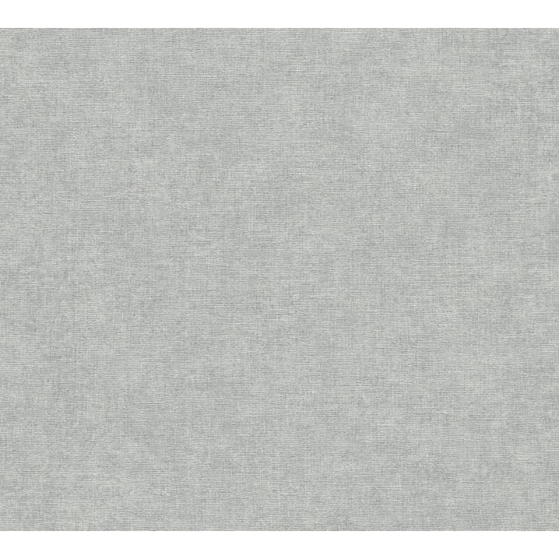 Uni-Tapete Leinenoptik Grau Einfarbige skandinavische Vliestapete (KG-171757)