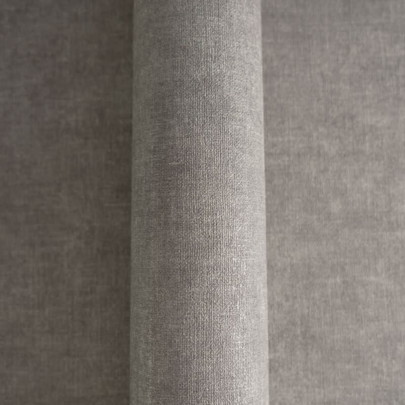 Uni-Tapete Stoffoptik Anthrazit Dunkle hochwertige moderne Vliestapete (KG-171758)