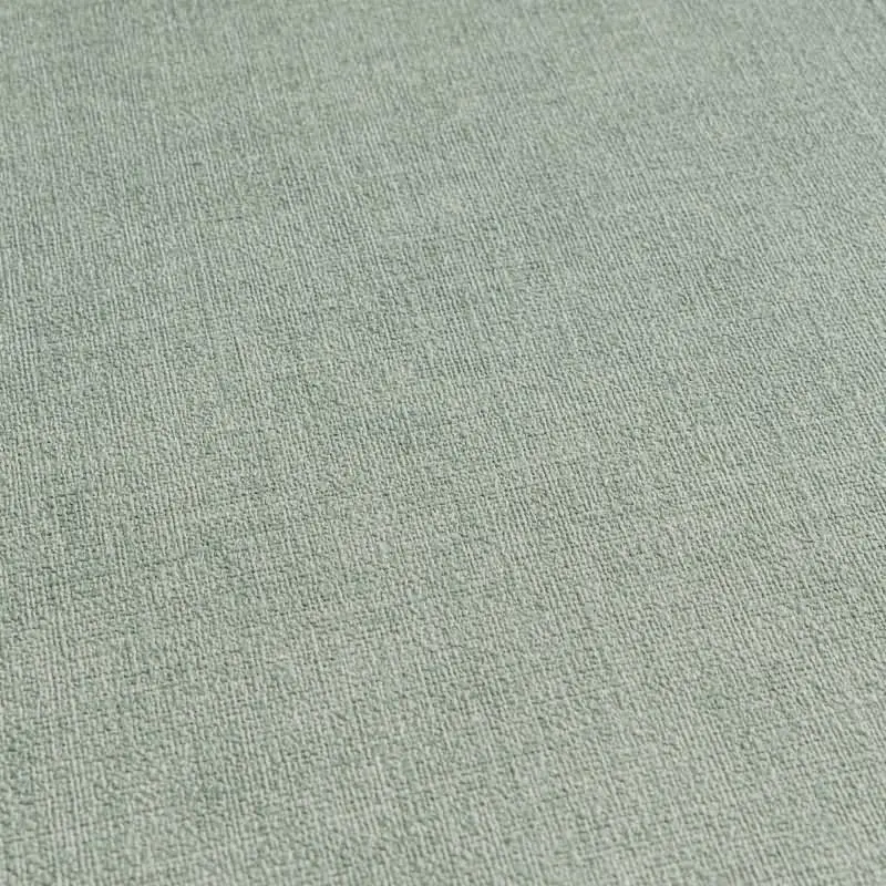 Vliestapete Stoffoptik Salbeigrün strukturierte moderne Uni-Tapete (KG-171760)