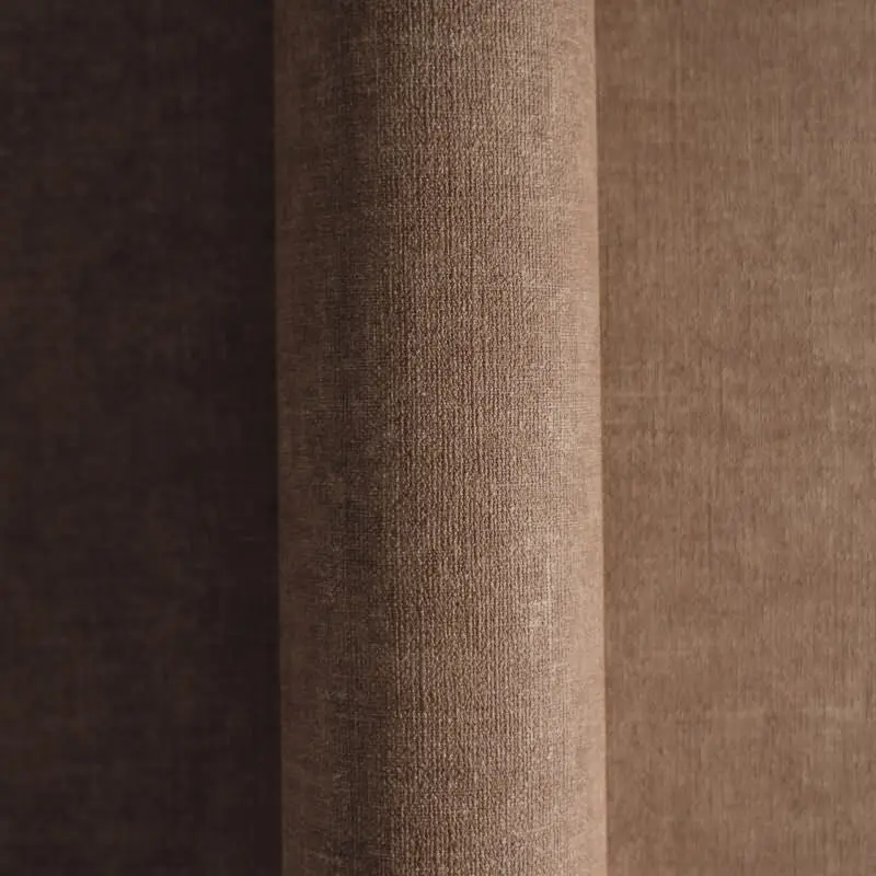 Vliestapete Leinenoptik Terrakotta moderne Uni-Tapete Stoffoptik (KG-171763)