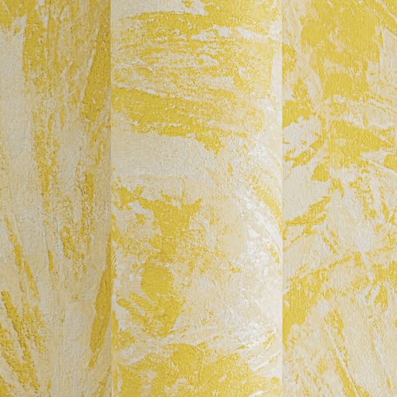 3D-Tapete mit Fächermuster Gelb Beige Struktur-Vliestapete (KG-171769)