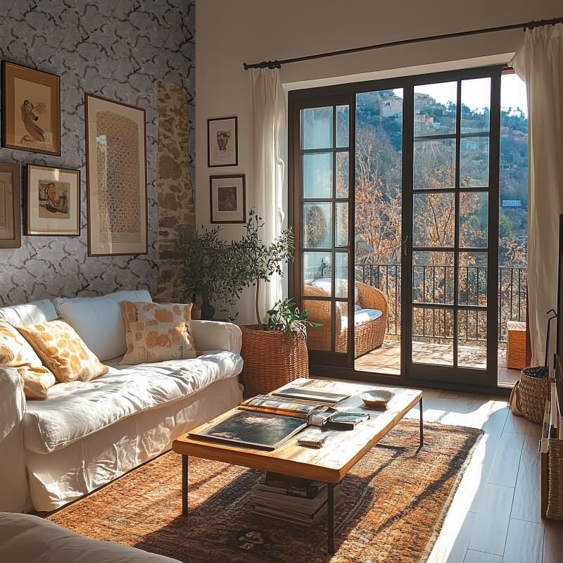 Vintage-Tapete Kirschblüten Vliestapete floral Vintage Grau Weiß Rosa (KG-171773)