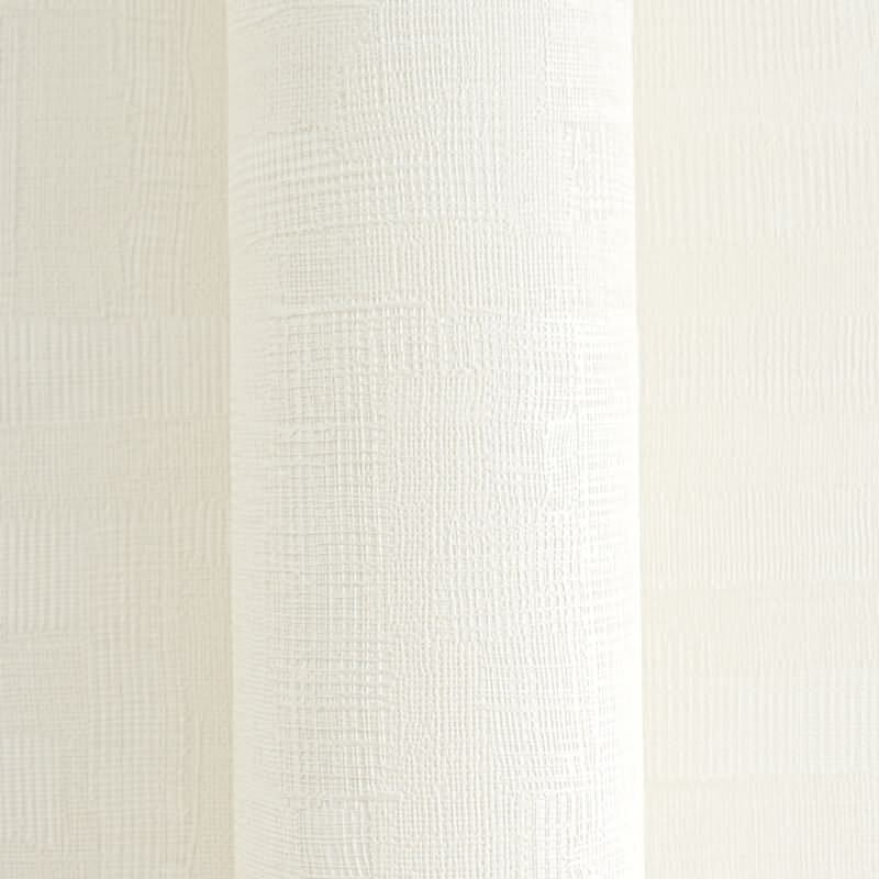 Muster-Vliestapete Stoffoptik Tapete mit Leinenstruktur Weiß Creme Vintage (KG-171786)