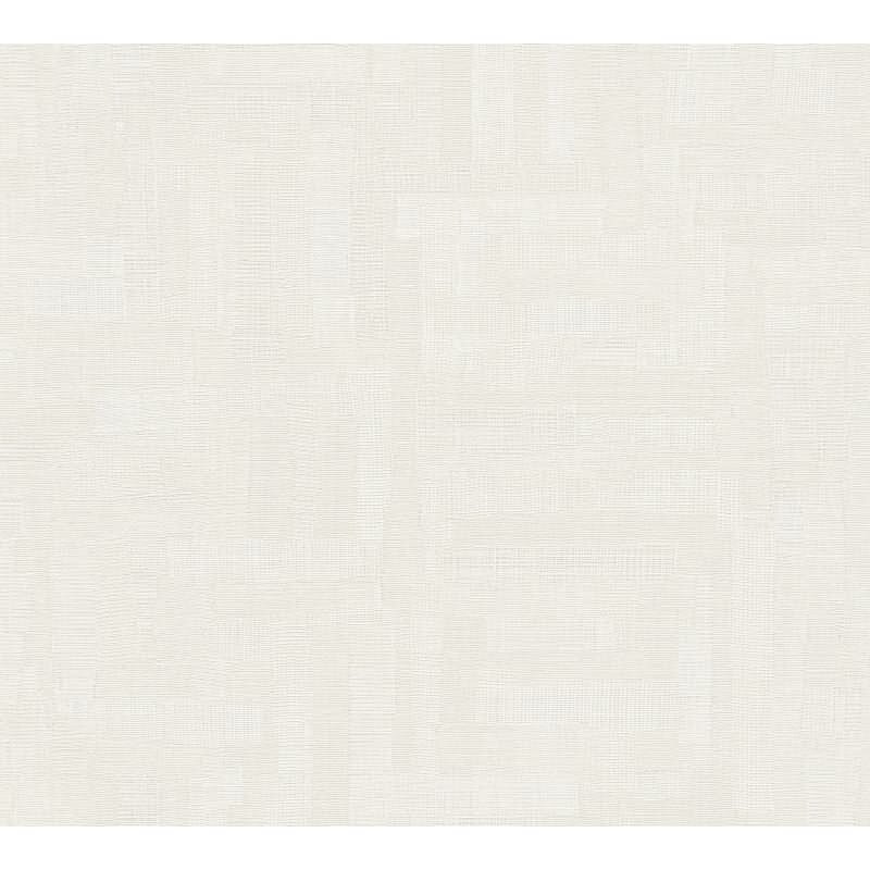 Muster-Vliestapete Stoffoptik Tapete mit Leinenstruktur Weiß Creme Vintage (KG-171786)