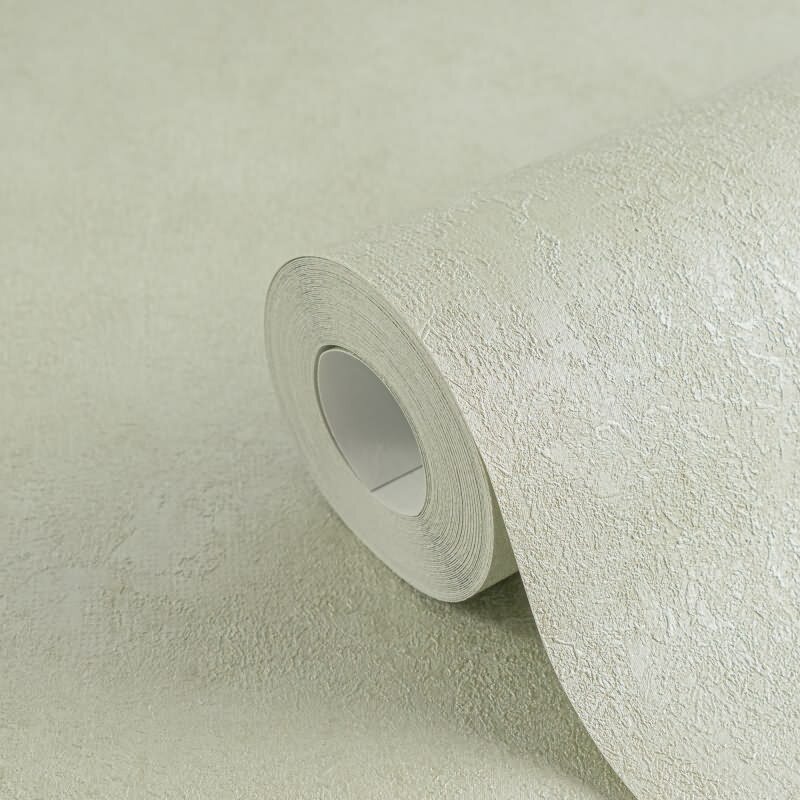 Tapete in Putzoptik Hellgrün Einfarbige Uni Vliestapete (KG-171788)