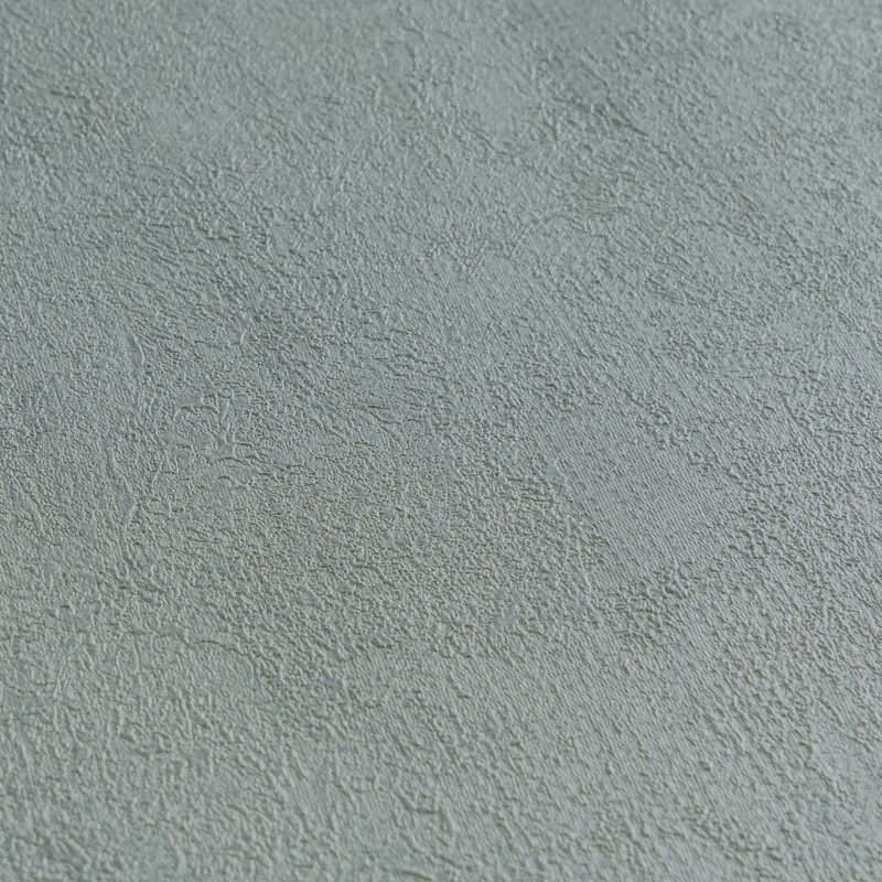 Vliestapete in Putzoptik Petrol Einfarbige Tapete Vliestapete Blau (KG-171790)