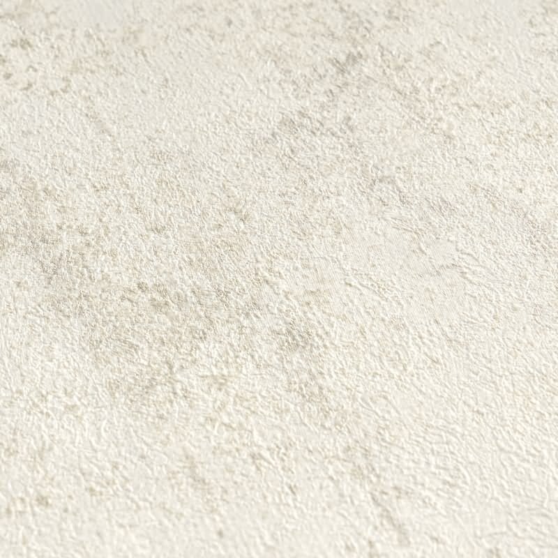 Vliestapete in Betonoptik Creme Beige Strukturtapete Putzoptik Metallic (KG-171792)