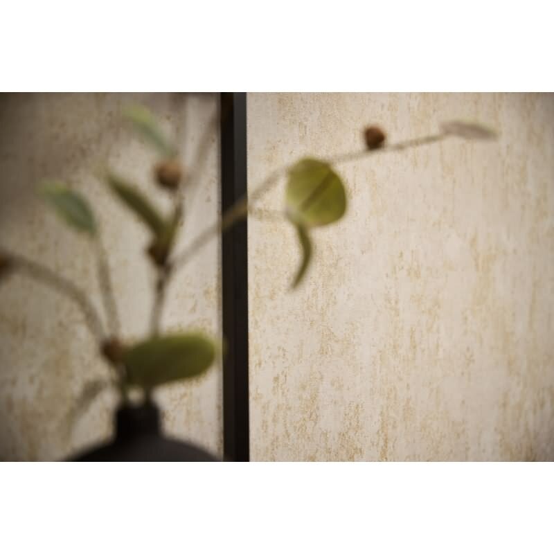 Vintage Tapete in Putzoptik Sand Beige Beton Look Vliestapete Metallic (KG-171793)