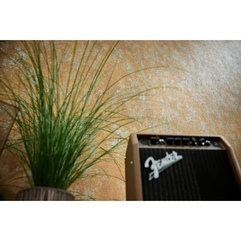 Vlies-Tapete in Rostoptik Braun Orange Metallic Used Look Strukturtapete (KG-171797)