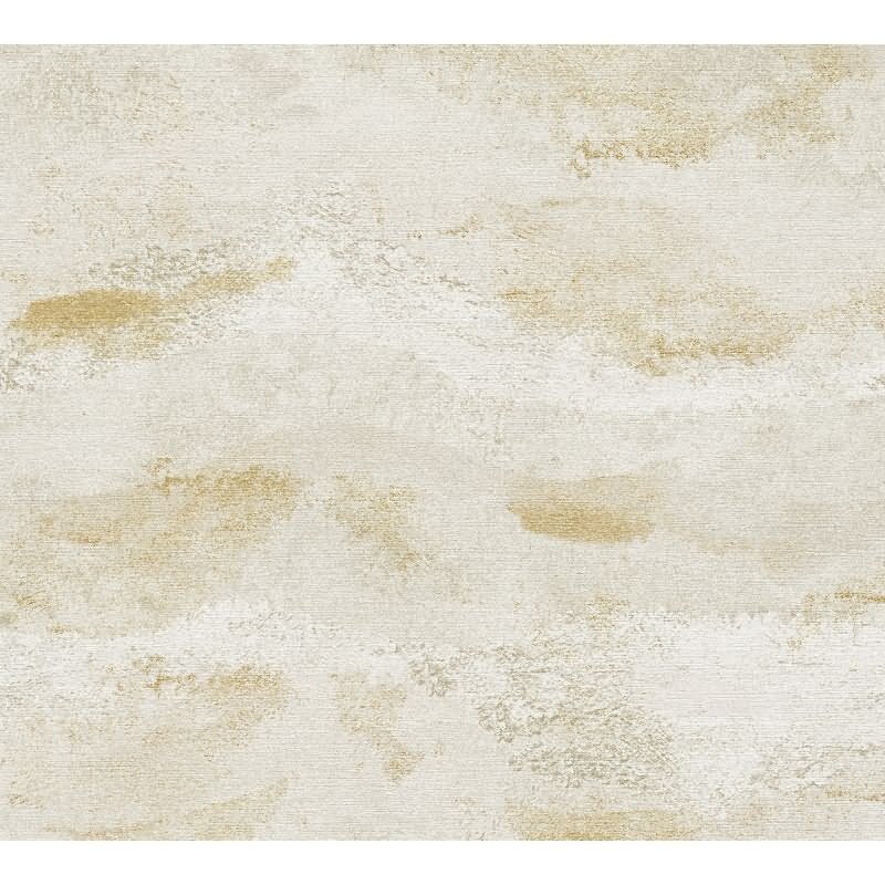 Mustertapete Creme Beige Gold Metallic hochwertige Luxus Vliestapete (KG-171805)
