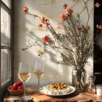 Mustertapete Creme Beige Gold Metallic hochwertige Luxus...